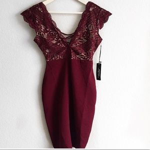 Burgundy/Maroon dress